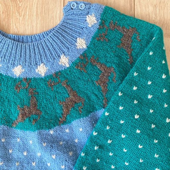 90s Eagles Eye handknit wool sweater - Picture 6 of 11